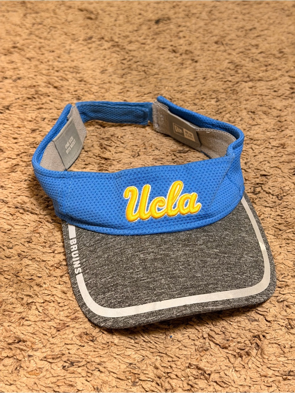 New Era UCLA Bruins Performance Visor Blue Gray